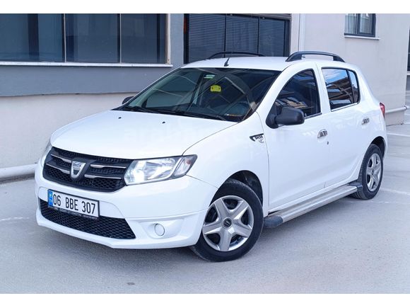 Öğretmenden temiz bakımlı ekstrali Dacia Sandero 1.2 Ambiance 2013 Model