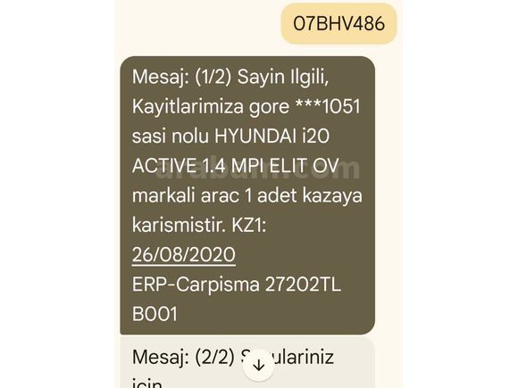 ACİL Hyundai i20 2016 Model 