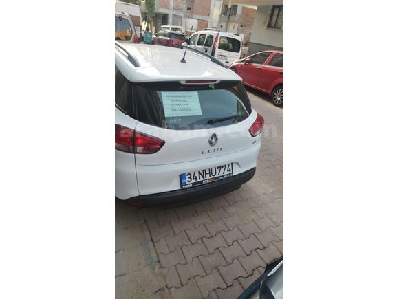 Sahibinden Renault Clio 1.5 dCi SportTourer Joy 2014 Model  243.750 km Beyaz