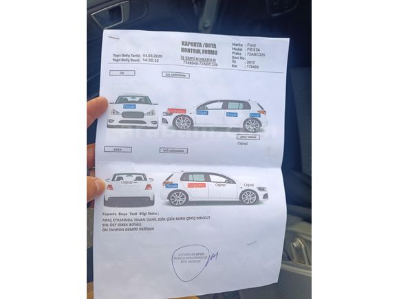 Sahibinden Ford Fiesta 1.25 Trend X 2017 Model