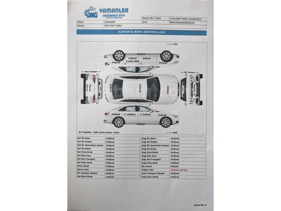 Sahibinden Fiat Egea 1.4 Fire Lounge Plus 2017 Model 