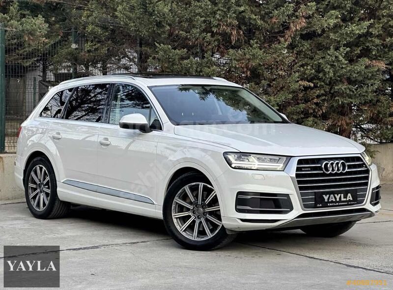 2018 - AUDİ Q7 - 4X4+252HP+BOYASIZ+DEĞİŞENSİZ+TRAMERSİZ+EMSALSİZ 5