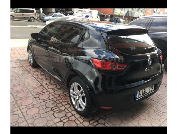 Orjinal Yıldız Siyahı Renkli Sahibinden Renault Clio 1.5 DCI Joy 2017 Model