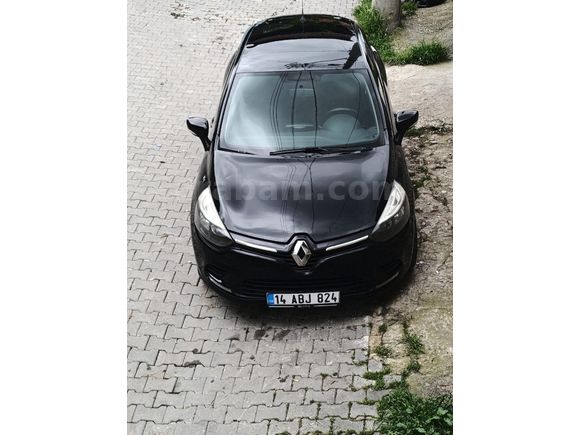 Orjinal Yıldız Siyahı Renkli Sahibinden Renault Clio 1.5 DCI Joy 2017 Model