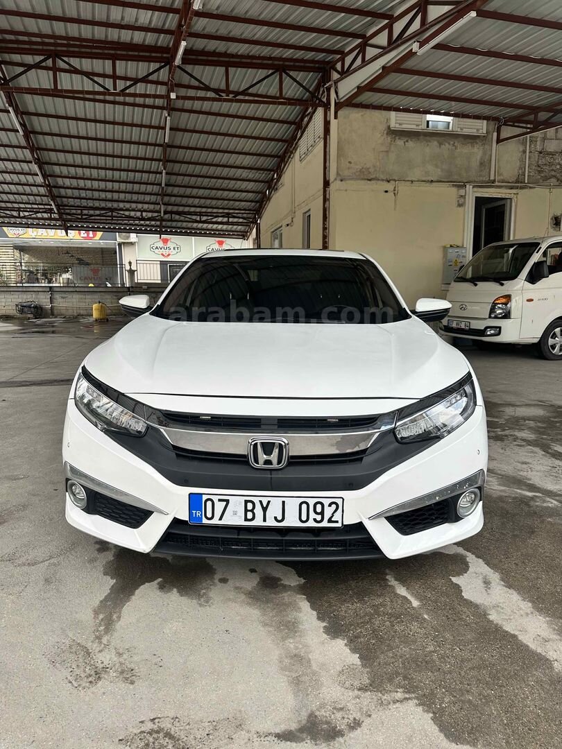 Sahibinden Honda Civic 1.6i DTEC Executive 2018 Model Antalya 168.500 km Beyaz 2