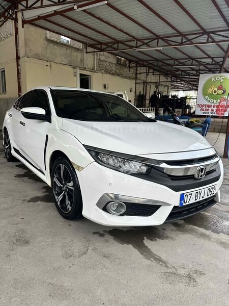 Sahibinden Honda Civic 1.6i DTEC Executive 2018 Model Antalya 168.500 km Beyaz 1