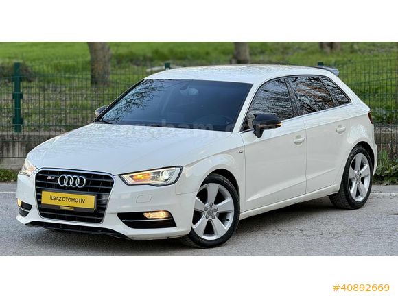 2014 MODEL AUDİ A3 S-LİNE PAKET 155.oooKM SEDEFLİ BEYAZ HATASIZ
