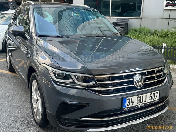 ERDEMLER'DEN 2023 VW TİGUAN 1.5TSI ELEGANCE 150HP CAM TAVAN FULL