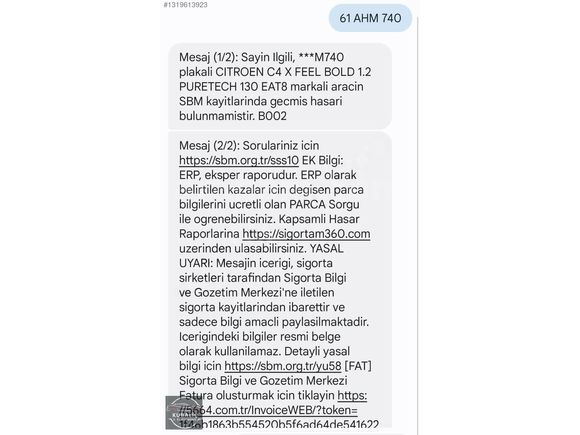 KUBALİÇ DEN 2024 MODEL C4 X 1.2 Puretech Feel Bold EAT8