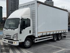 BOYASIZ 2021 ISUZU NPR 3D KLİMALI UZUN ŞASE KAYAR TENTELİ Y.SERV