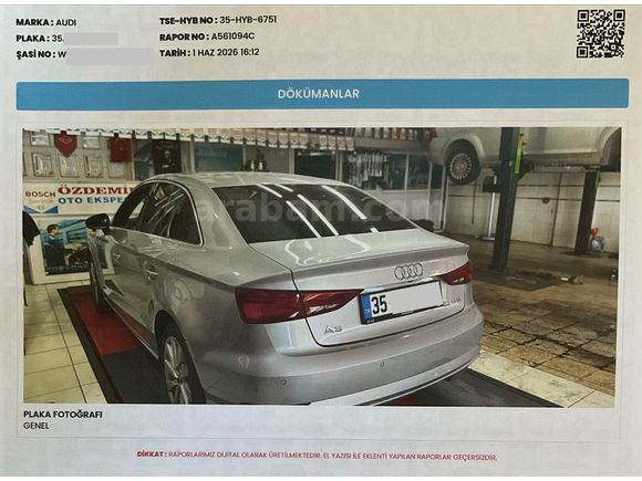 2020 Model AUDI A3 46.500 KM “Hatasız, Cam Tavan”