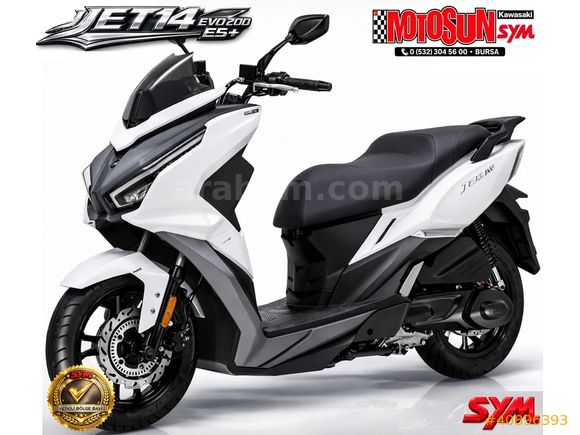 MOTOSUN'DAN SYM JET 14 EVO E5+ KREDİ KARTINA 12 TAKSİT