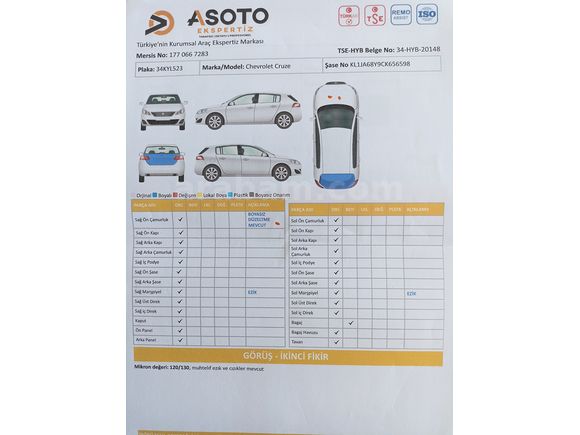 Acil Chevrolet Cruze 2.0 2012 Otomatik