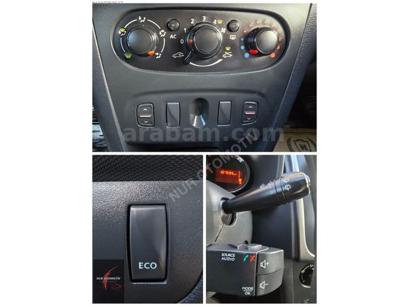 BOYASIZ 107.000KMDE BAKIMLI 2014 DACİA STEPWAY 1.5 DCİ