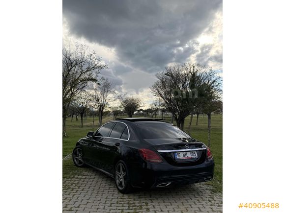 2015 C200 D EXCLUSİVE İMZALI SERİ AMG GÖRÜMÜM İÇİ BEJ CAM TAVAN
