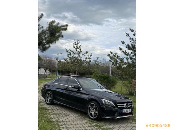 2015 C200 D EXCLUSİVE İMZALI SERİ AMG GÖRÜMÜM İÇİ BEJ CAM TAVAN