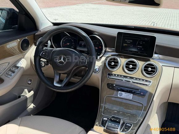 2015 C200 D EXCLUSİVE İMZALI SERİ AMG GÖRÜMÜM İÇİ BEJ CAM TAVAN