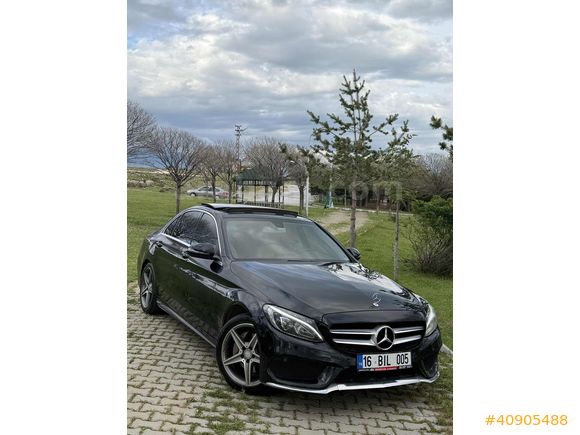 2015 C200 D EXCLUSİVE İMZALI SERİ AMG GÖRÜMÜM İÇİ BEJ CAM TAVAN