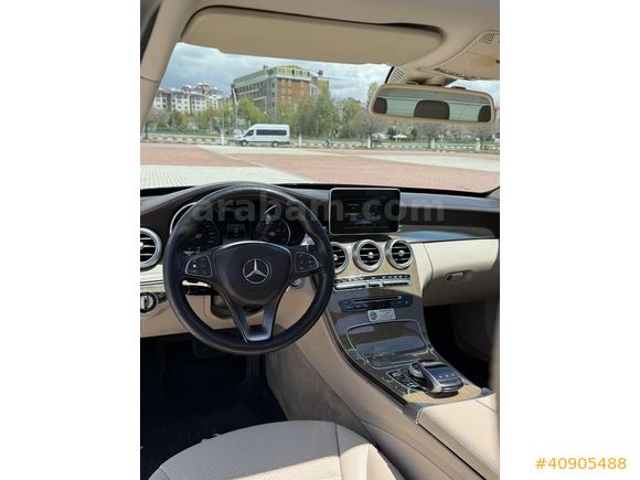 2015 C200 D EXCLUSİVE İMZALI SERİ AMG GÖRÜMÜM İÇİ BEJ CAM TAVAN