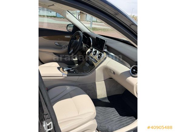 2015 C200 D EXCLUSİVE İMZALI SERİ AMG GÖRÜMÜM İÇİ BEJ CAM TAVAN