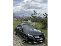 2015 C200 D EXCLUSİVE İMZALI SERİ AMG GÖRÜMÜM İÇİ BEJ CAM TAVAN