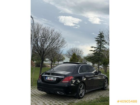 2015 C200 D EXCLUSİVE İMZALI SERİ AMG GÖRÜMÜM İÇİ BEJ CAM TAVAN