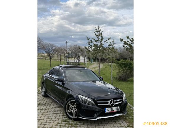 2015 C200 D EXCLUSİVE İMZALI SERİ AMG GÖRÜMÜM İÇİ BEJ CAM TAVAN
