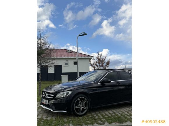 2015 C200 D EXCLUSİVE İMZALI SERİ AMG GÖRÜMÜM İÇİ BEJ CAM TAVAN