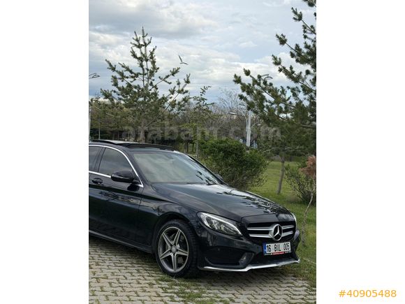 2015 C200 D EXCLUSİVE İMZALI SERİ AMG GÖRÜMÜM İÇİ BEJ CAM TAVAN