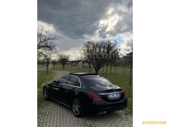 2015 C200 D EXCLUSİVE İMZALI SERİ AMG GÖRÜMÜM İÇİ BEJ CAM TAVAN