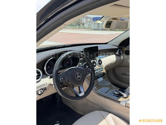 2015 C200 D EXCLUSİVE İMZALI SERİ AMG GÖRÜMÜM İÇİ BEJ CAM TAVAN