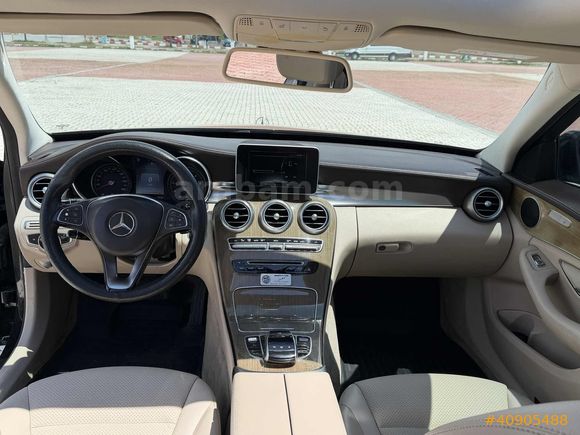 2015 C200 D EXCLUSİVE İMZALI SERİ AMG GÖRÜMÜM İÇİ BEJ CAM TAVAN