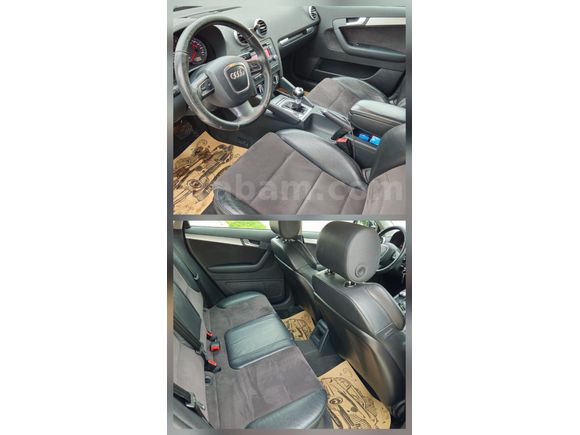 Galeriden Audi A3 Sportback 1.6 TDI Ambition 2012 Model Ankara 143.000 km Siyah