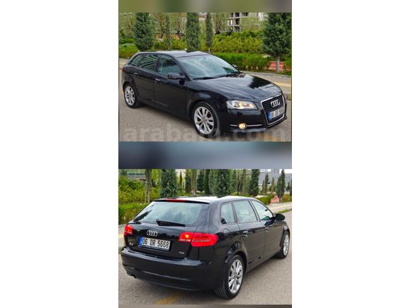 Galeriden Audi A3 Sportback 1.6 TDI Ambition 2012 Model Ankara 143.000 km Siyah