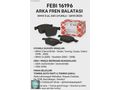 FEBI 16196 Arka Fren Balatası - BMW E46, E85 Uyumlu - Sıfır Ürün