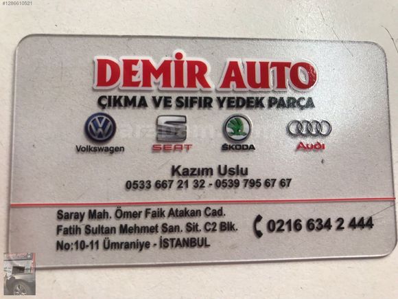 Volkswagen Caddy 2.0 TDİ DTR Sıfır Dolu Motor