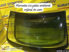 MERCEDES W211 ÖN CAM ORJİNAL YILDIZ AMBLEMLİ ÇIKMA