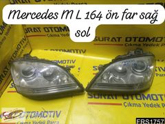 MERCEDES ML W164 SAĞ SOL ÖN FAR 164 ÇIKMA