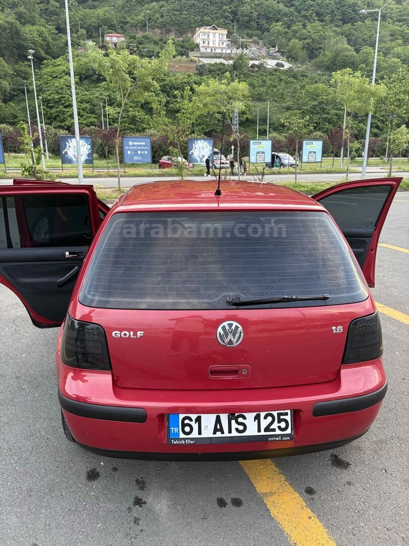 Sahibinden Volkswagen Golf 1.6 Comfortline 2001 Model Trabzon 346.546 km Kırmızı 5