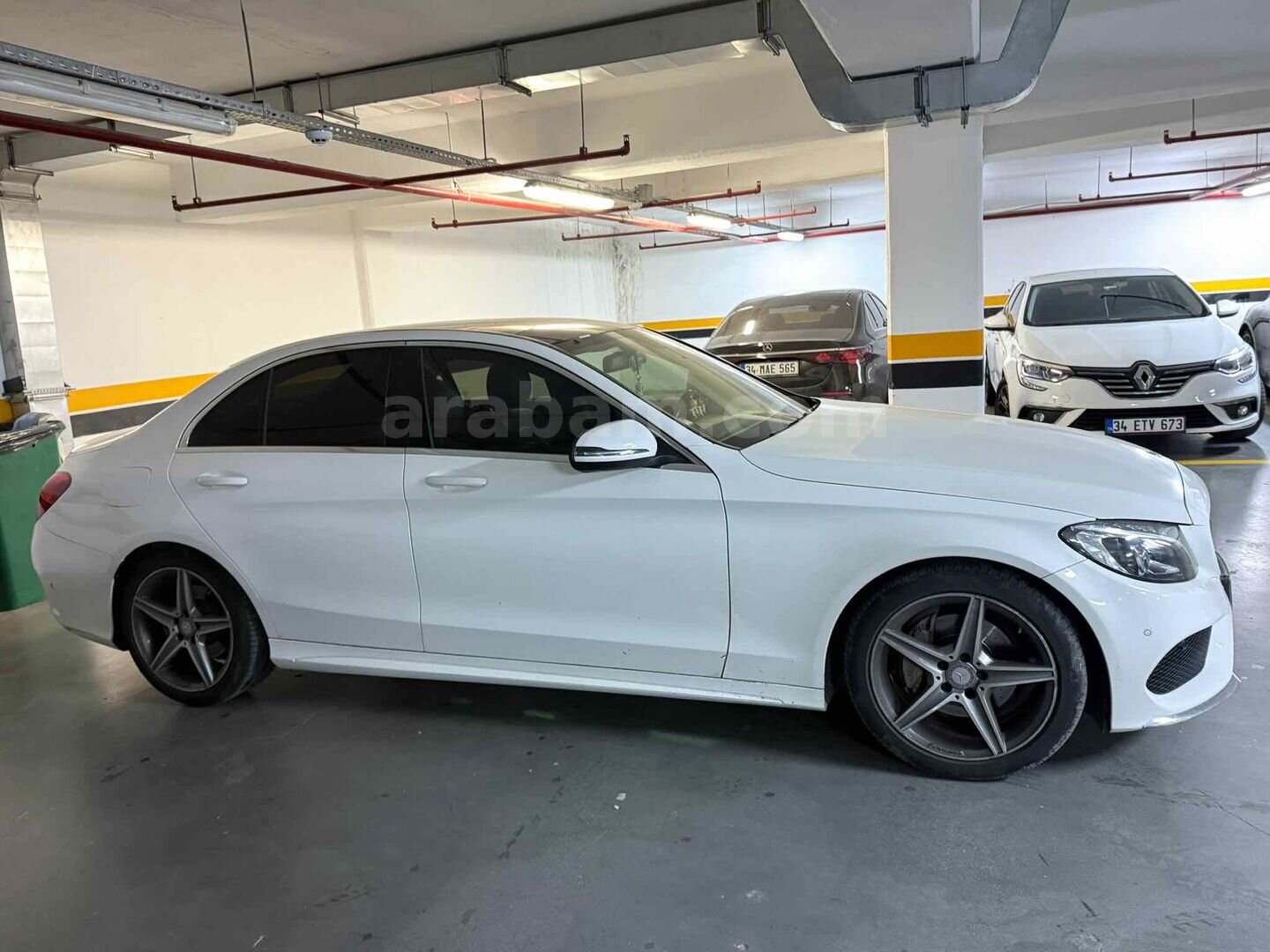 Sahibinden Mercedes - Benz C 180 AMG 2016 Model İstanbul 82.410 km Beyaz 4