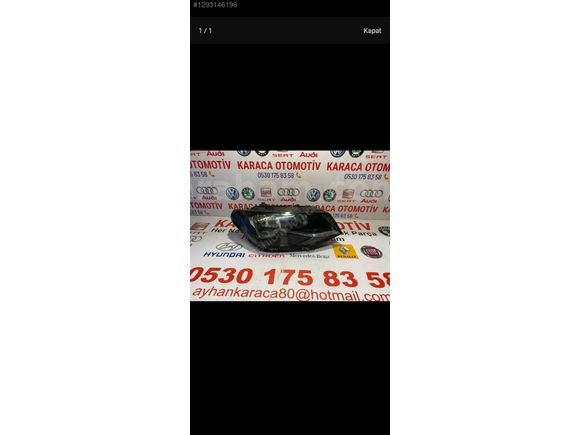 2017 2018 W CADDY SAĞ FAR