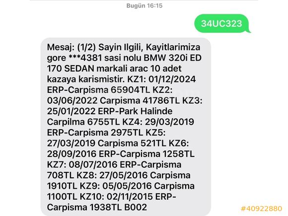 D'MAVİ | BMW 320İ ED