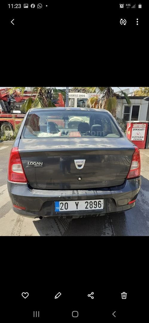 Sahibinden Dacia Logan 1.4 Ambiance 2011 Model Manisa 210.000 km Füme 6