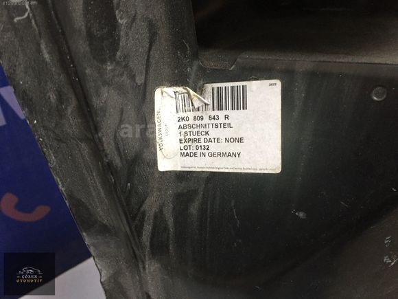 2K0809843R VOLKSWAGEN CADDY PANEL SOL ARKA ÇAMURLUK
