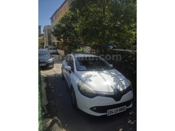 Otomatik fites takas olur Sahibinden Renault Clio 1.5 dCi SportTourer Joy 2014 Model  237.000 km Beyaz