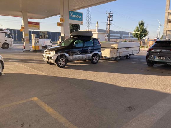 Arac motosiklet takasli Hollanda katlanir Karavan Çekme 