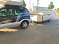 Arac motosiklet takasli Hollanda katlanir Karavan Çekme 