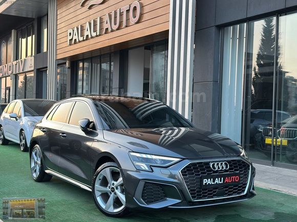 2024-AUDİ A3 SPORTBACK S LİNE+CAM TVN+B&O+E.BGJ+K.ISITMA+HATASIZ