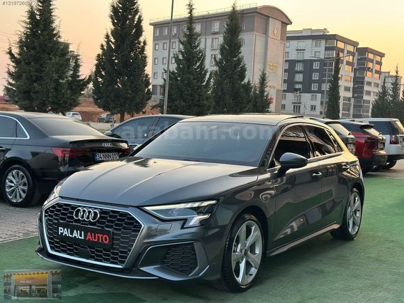 2024-AUDİ A3 SPORTBACK S LİNE+CAM TVN+B&O+E.BGJ+K.ISITMA+HATASIZ