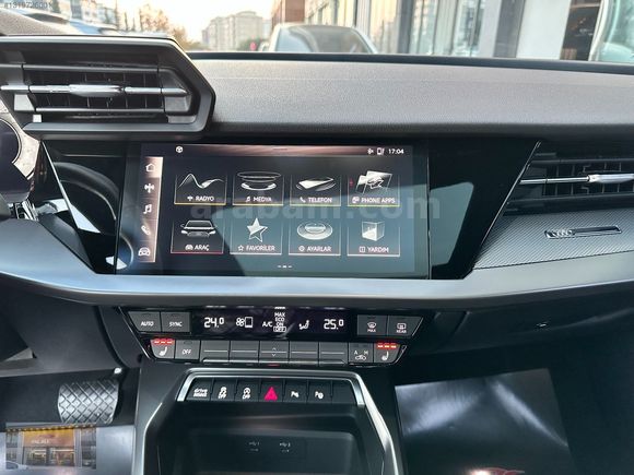 2024-AUDİ A3 SPORTBACK S LİNE+CAM TVN+B&O+E.BGJ+K.ISITMA+HATASIZ